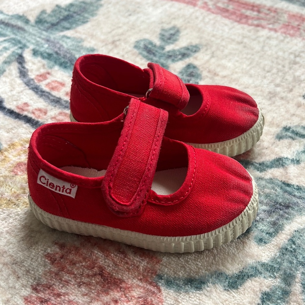 Cienta Mary Jane Sneakers, Red